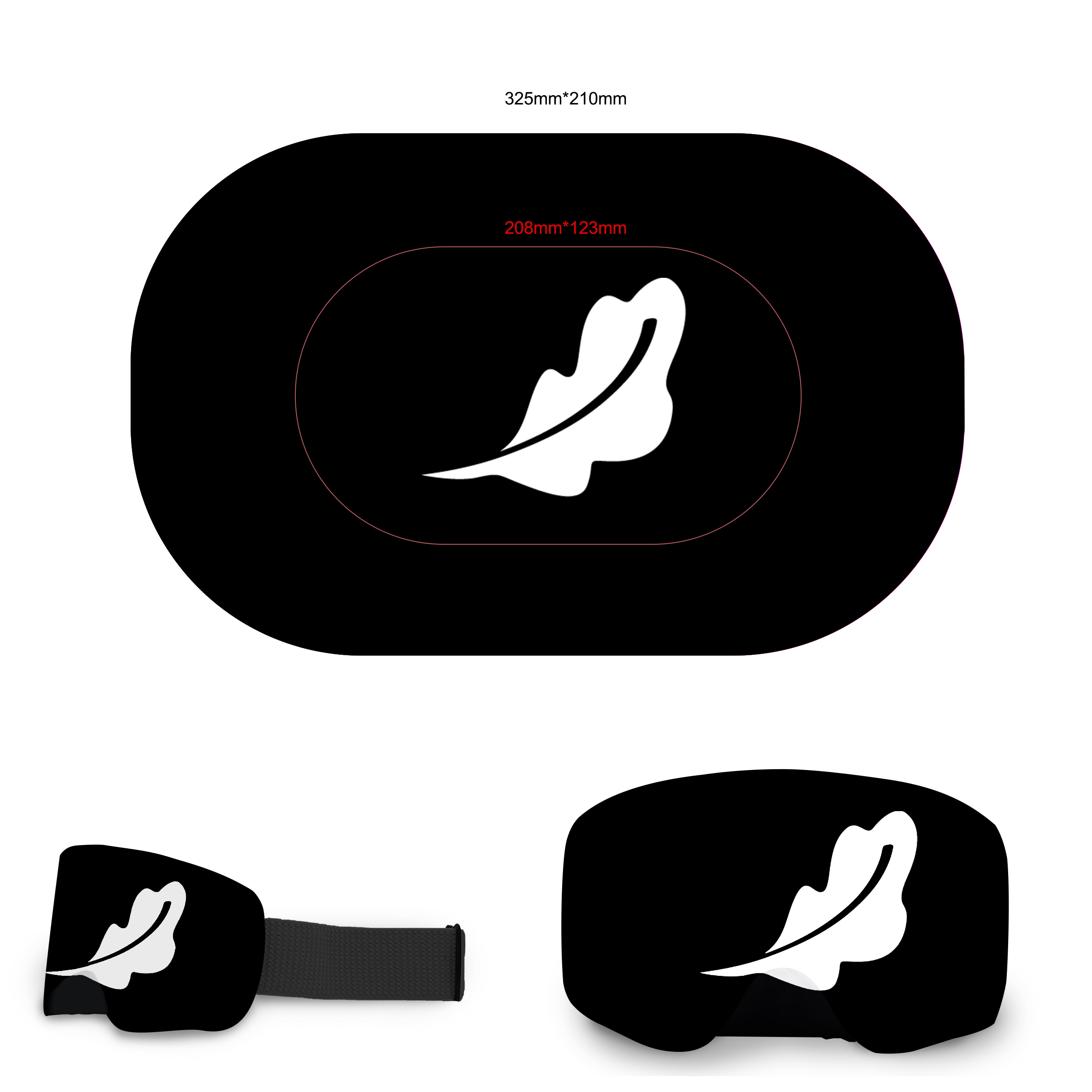 Copri maschera da sci personalizzata | Copri maschera da sci con logo